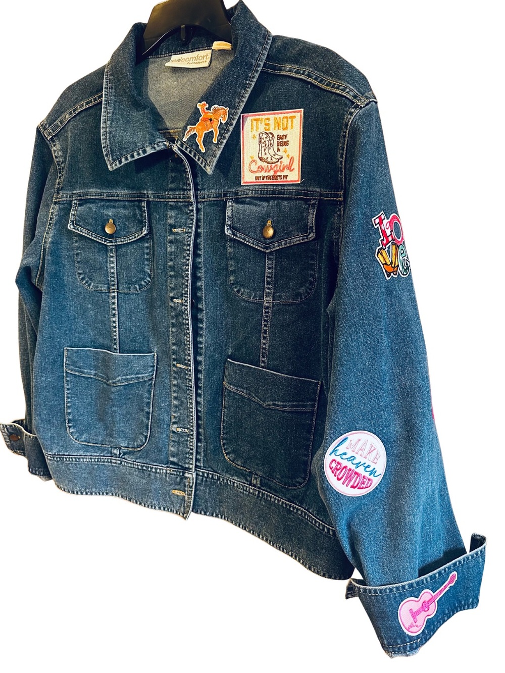 Chadwick’s XL Denim Jacket Cowgirl Excuse Me You Look Like